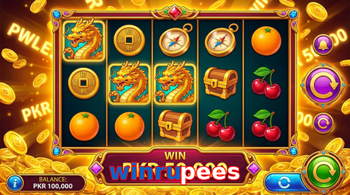 Main screen of Winrupees pg page for PK players